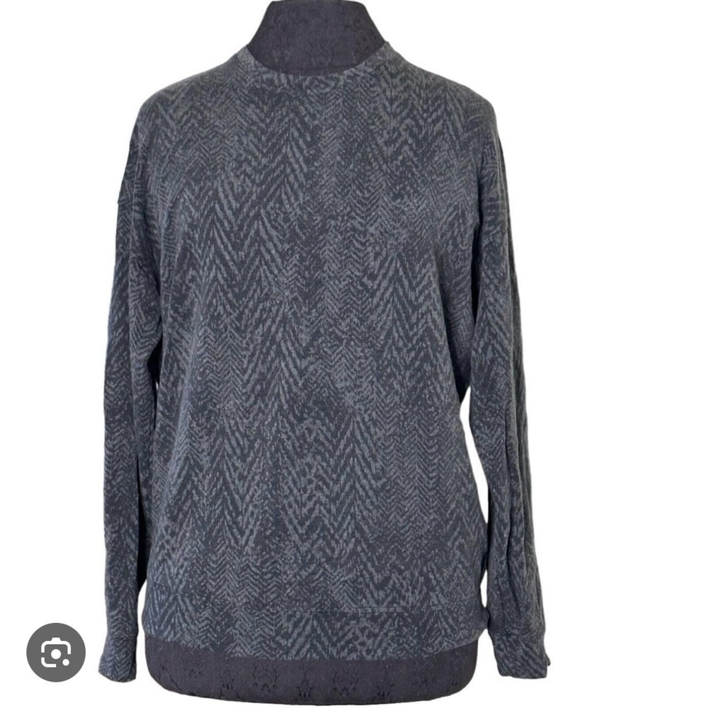 Athleta Charcoal Studio to Street Pullover- oversized XS.